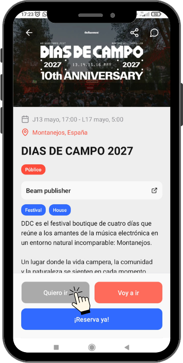 Captura Basto marcar interés con dedito